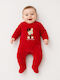 iDO iDO Baby-Strampler Samt Rot