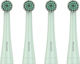 4Swiss St216 Electrosonic Care+ Ротационна глава за електрическа четка за зъби Опаковка от 4 броя Мента