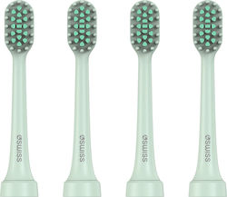 4Swiss St216 Electrosonic Care+ 4-Pack Резервни Глави За Зъбна Четка Sonic Mint 4Swiss St216 Electrosonic Care+ 4-Pack Резервни Глави За Зъбна Четка Sonic Mint