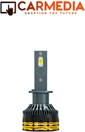 Carmedia Autolampe H1 LED 6500K Kaltes Weiß