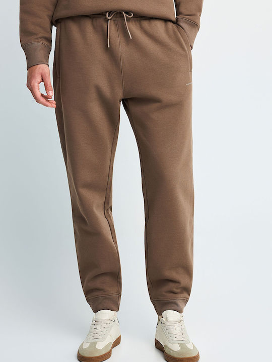 Funky Buddha Herren-Sweatpants mit Gummizug Braun