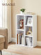 Bibliotecă Albă 50x24x80cm