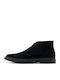 Suede Herrenstiefel Chukka Schwarz Ankle