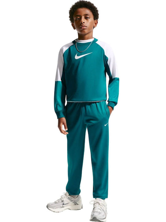Nike Crew Детски комплект анцуг Зелен