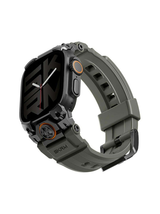 Skinarma Каишка за часовник Talon Apple Watch Ultra 49mm Зелен Sk-ws49-talon-grn