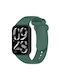 Xiaomi Band 10 Pro/9 Pro Redmi Watch 6 5 4 Xdfind Solid Black Buckle Watch Strap Silicone Dark Green