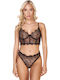 Comfort Damenunterwäsche-Set Mit Spitze Brazil Schwarz