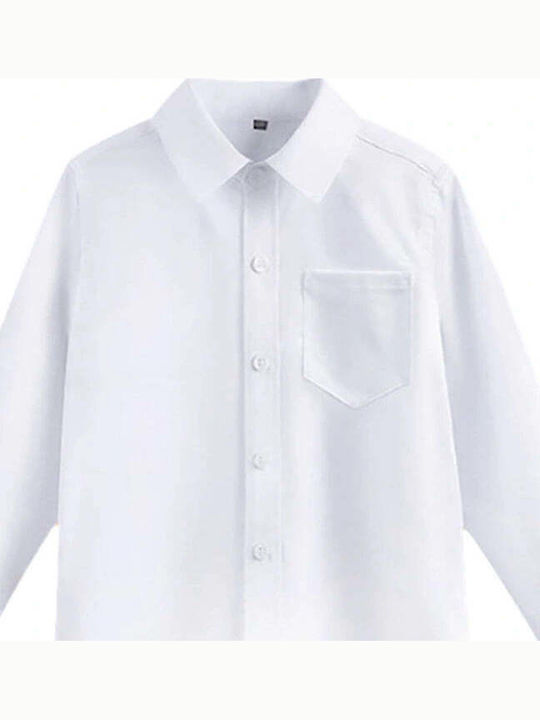 Kids Long-sleeved Shirt White