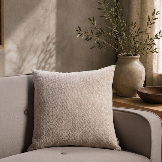 Teoran Dekorativer Kissenbezug Dayton Beige 50x50cm