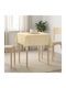 vidaXL vidaXL Tischdecke Weiß Creme 140x140cm