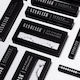 Kit False Eyelashes Black 36 Pieces
