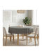 vidaXL vidaXL Tischdecke Rotunde Offen Grau Φ160cm