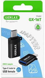 Gerlax 2222222102180 USB-C male σε USB-A female Gerlax 2222222102180 USB-C male σε USB-A female