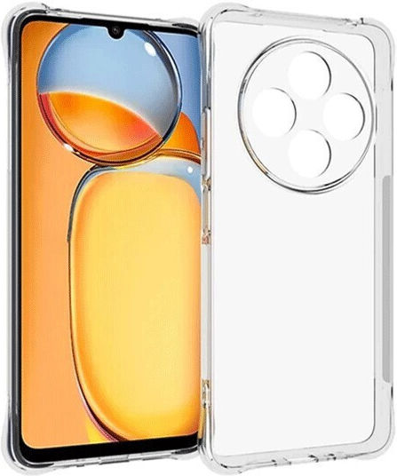 Θήκη Πλάτης Σιλικόνης 2mm Back Cover Xiaomi Poco M7 5g Διάφανο