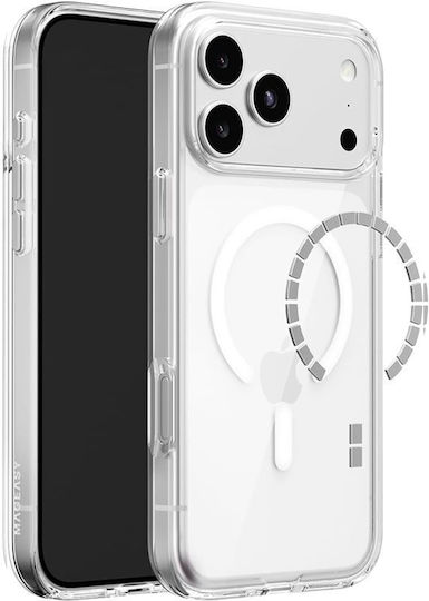 Θήκη Mageasy Bright M Magsafe Transparent White Iphone 18 Pro Max/17 Pro Max