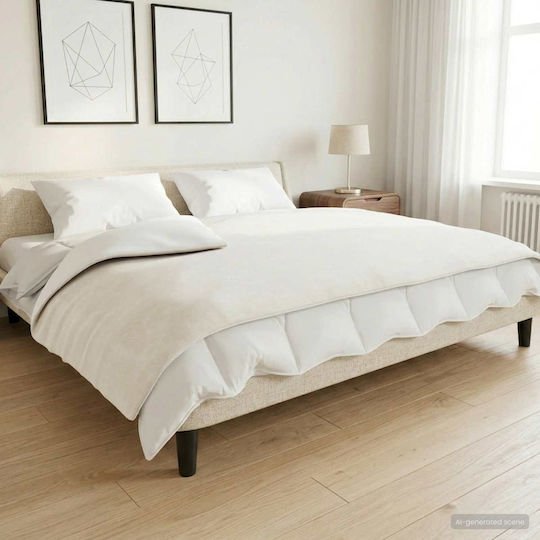 vidaXL Sofa Blanket 122x183cm White