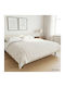 vidaXL Fleece Blanket Double 200x200cm White