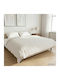 vidaXL Double Blanket 200x200cm White