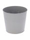 Home&Styling Collection Metallischer Pflanzentopf Weiß mit Gestell 13x13cm