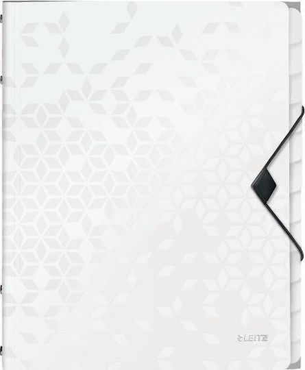 Leitz File Folder for A4 Paper White 12 Pieces Wow