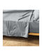 Douceur d'Intérieur Super-Double Bed Sheet 240x300cm Grey