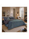 Nef-Nef Homeware Jeniffer Комплект Чаршафи Супер Двойни 240x270см. Петролено Синьо (4бр)