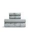 Lino Home Verde Σετ Σεντόνια King Size 260x270εκ. Verde Ασημί (4τμχ)