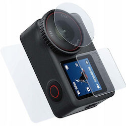 Protecție Lentilă JJC 3 1 Sticlă Securizată + 2 Ecrane DJI Osmo Action 6 Gsp-djoa6