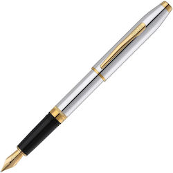 Cross Polished Chrome Πένα Γραφής Medium Ασημί ...