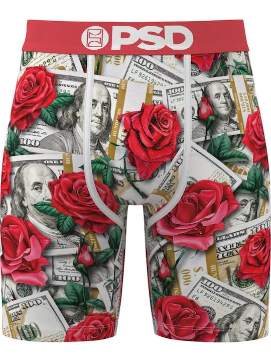 PSD Men's Multicolour Printed Boxer