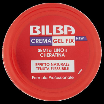 Bilba Crema Gel Fix Semi Di Lino Și Cheratină Gel de Păr cu Culoare pentru Păr Alb