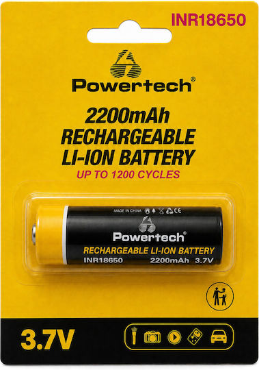 Powertech Baterie Reîncărcabilă Li-ion 2200mAh 3.7V 1 Buc