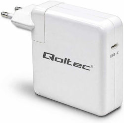 Qoltec USB-C Universal Laptop-Ladegerät 96 W für Apple / Universal mit Steckerset Qoltec USB-C Universal Laptop-Ladegerät 96 W für Apple / Universal mit Steckerset