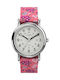 Timex Damenuhr 31mm Batterie mit Rosa Stoffarmband