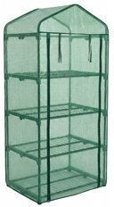 SP01_16192794 House Type Greenhouse with Aluminum Frame and Shelves 0.68x0.49x1.58m SP01_16192794 House Type Greenhouse with Aluminum Frame and Shelves 0.68x0.49x1.58m