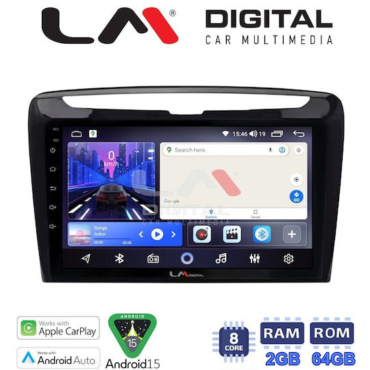 LM Digital Car Audio System for Lancia Ypsilon 2011 2024 Bluetooth USB Wi-Fi GPS