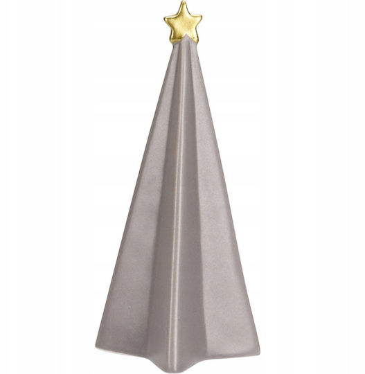 Christmas Decorative Ceramic Tree 20cm Grey