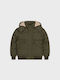 Kids Casual Short Jacket Olive