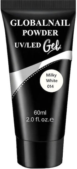Global Nail Гел за нокти Milky White N 014 60ml