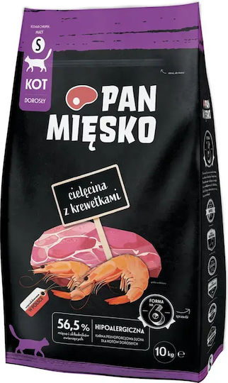 Pan Miesko Dry Cat Food with Shrimps 10kg