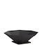 vidaXL Șemineu de Exterior Metalic Negru 50x50x15.5cm