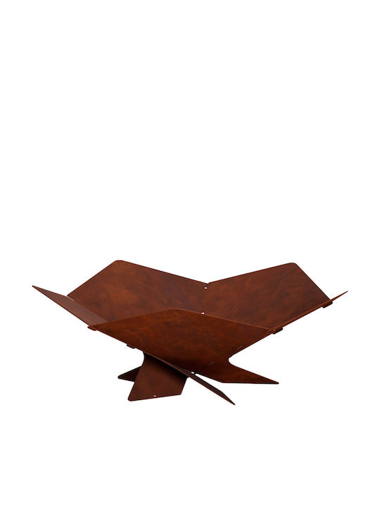 vidaXL Focar În Aer Liber Metalic Gri 53x53x18.5cm