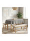 vidaXL vidaXL Graues Tischdeck 160x220cm