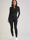 Damen Set mit Leggings Schwarz