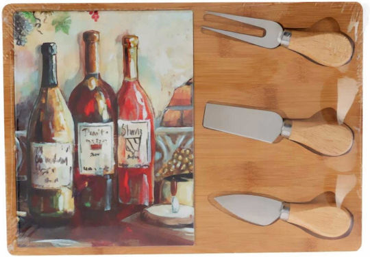 Excellent Houseware Подредба Рязане На Повърхности От Бамбук 30x21см