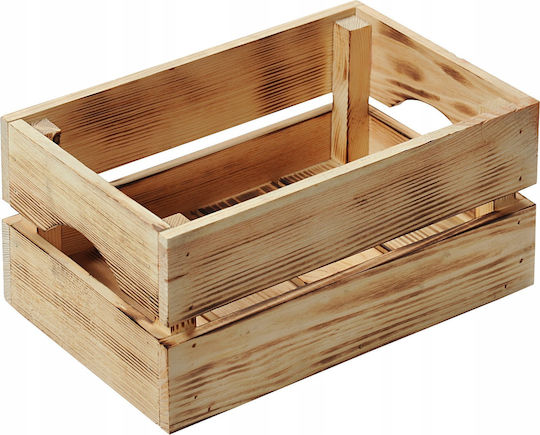 Kesper Hölzernes Aufbewahrungsbox mit Deckel Grüne 30x20cm