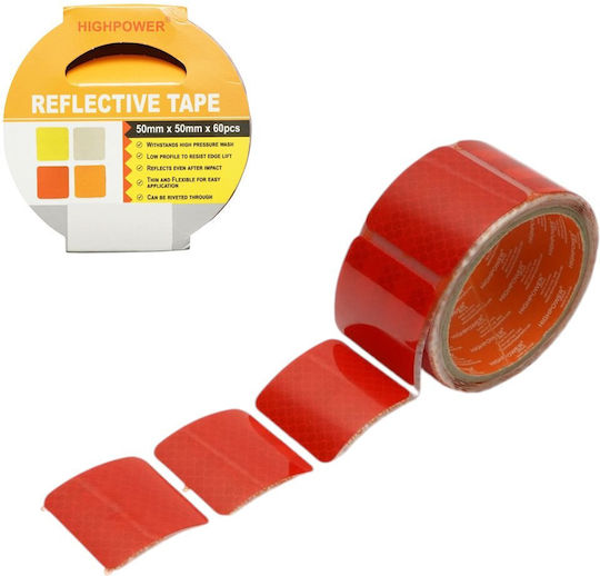 Highpower Adhesive Tape Red 50mm 60 Pieces 6426489004119