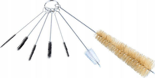 Maximex Plastic Cleaning Brushes with Handle for Bottles Grey 7 Pieces