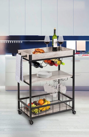 Wenko Τρόλεϊ Μεταλλικό Μαύρο SP01_15970989 Wenko Τρόλεϊ Μεταλλικό Μαύρο SP01_15970989