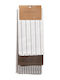 Home&Styling Collection Küchentuch aus 100% Baumwolle in Beige Farbe 70x45cm 3 Stück